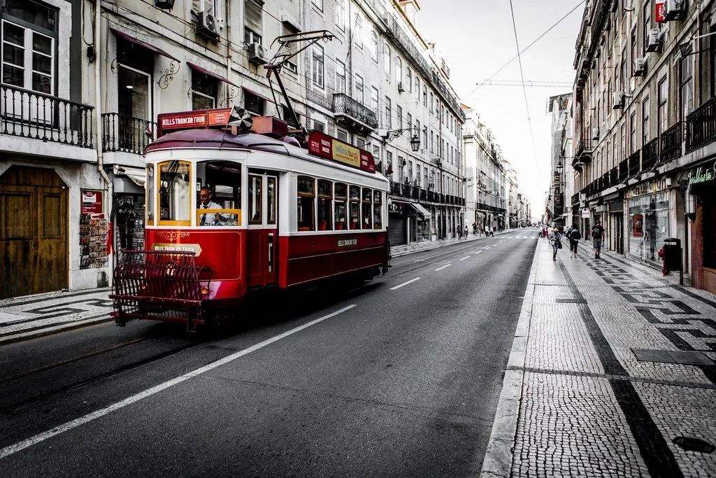 Historic tram, Lisbon