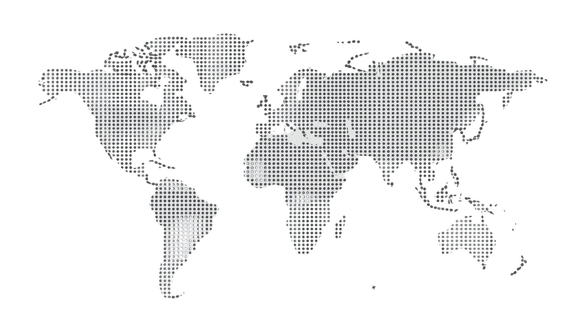 World map of regions we plan travel to